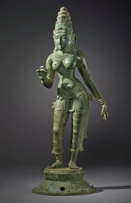 Framed Print : The Hindu Goddess Bhudevi, 13th century. Creator: Unknown Framed Print : The Hindu Goddess Bhudevi, 13th century. Creator: Unknown