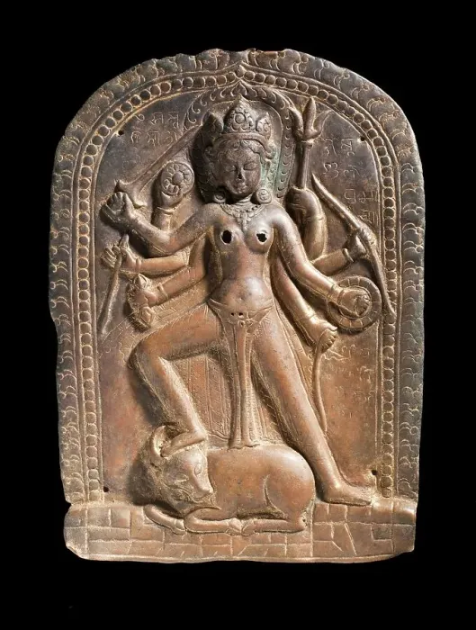 Framed Print : The Hindu Goddess Durga (image 1 of 4), 1090. Creator: Unknown Framed Print : The Hindu Goddess Durga (image 1 of 4), 1090. Creator: Unknown