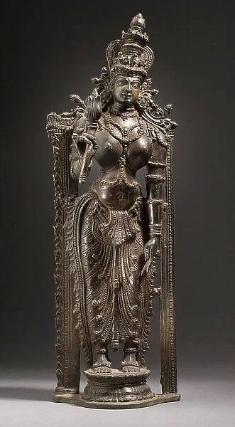 The Hindu Goddess Shri Lakshmi, 16th century. Creator: Unknown