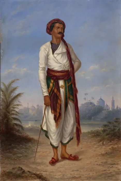 Framed Print : Hindu Man, ca. 1893. Creator: Antonio Zeno Shindler Framed Print : Hindu Man, ca. 1893. Creator: Antonio Zeno Shindler