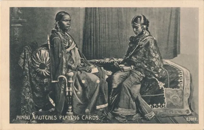 Framed Print : Hindu Nautches Playing Cards, c1910 Framed Print : Hindu Nautches Playing Cards, c1910