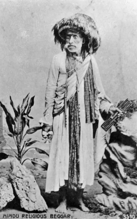 Framed Print : Hindu religious beggar, India, 20th century Framed Print : Hindu religious beggar, India, 20th century