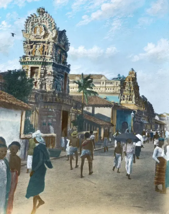Framed Print : Hindu temple in the Pettah, Colombo, Ceylon Framed Print : Hindu temple in the Pettah, Colombo, Ceylon