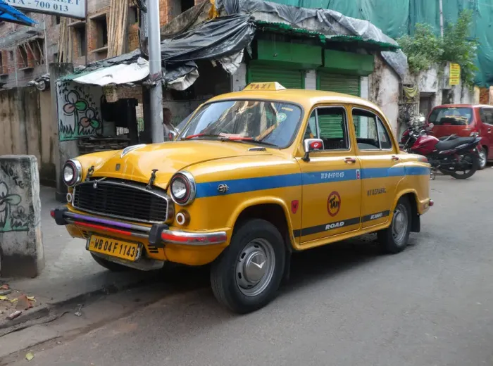 Framed Print : Hindustan Taxi, Calcutta, 2019. Creator: Unknown Framed Print : Hindustan Taxi, Calcutta, 2019. Creator: Unknown