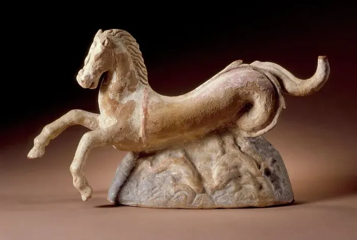 Framed Print : Hippocamp, 3rd century BC. Creator: Unknown