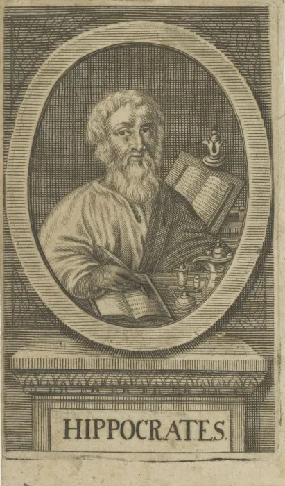 Framed Print : Hippocrates. Creator: Anonymous Framed Print : Hippocrates. Creator: Anonymous