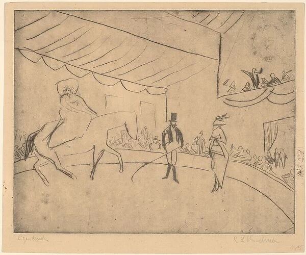 Hippodrome, 1910. Creator: Ernst Kirchner