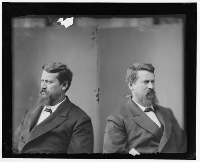 Framed Print : Hiram Barber Jr. of Illinois, 1865-1880. Creator: Unknown Framed Print : Hiram Barber Jr. of Illinois, 1865-1880. Creator: Unknown