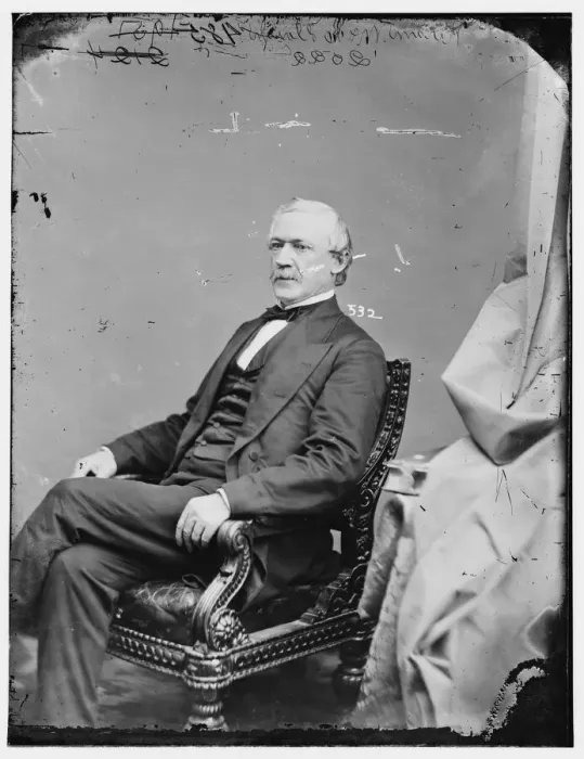 Framed Print : Hiram McCullough of Maryland, between 1860 and 1875. Creator: Unknown Framed Print : Hiram McCullough of Maryland, between 1860 and 1875. Creator: Unknown