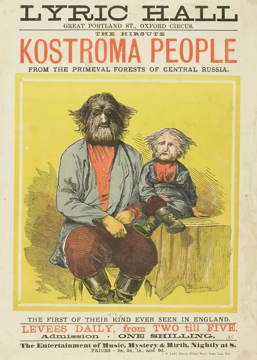 Framed Print : The Hirsute Kostroma People from the Primeval Forests of Central Russia, 1874. Creator: Unknown Framed Print : The Hirsute Kostroma People from the Primeval Forests of Central Russia, 1874. Creator: Unknown
