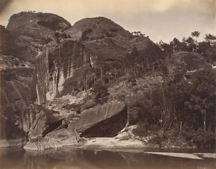 Framed Print : Hisiu Peak, ca. 1869. Creator: Afong Lai Framed Print : Hisiu Peak, ca. 1869. Creator: Afong Lai