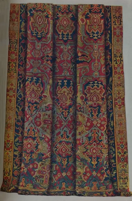 Framed Print : Hispano-Mauresque Carpet, c15th century, (1910) Framed Print : Hispano-Mauresque Carpet, c15th century, (1910)