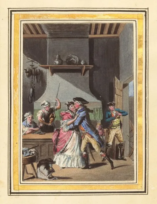 Framed Print : Histoire de Manon Lescaut (volume I), published 1797. Creators: Louis-Joseph Lefevre Framed Print : Histoire de Manon Lescaut (volume I), published 1797. Creators: Louis-Joseph Lefevre