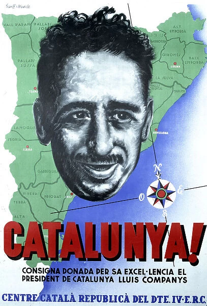 Historia De Espana Guerra Civil Espanola 1936 - 1939 Cartel De Propaganda C