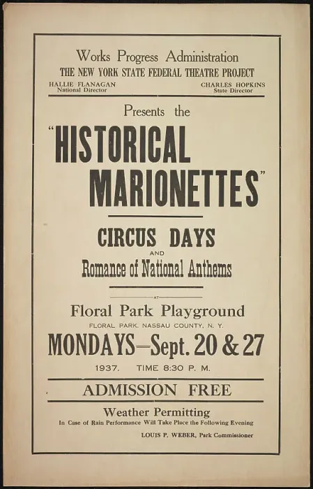 Framed Print : Historical Marionettes, New York, 1937. Creator: Unknown Framed Print : Historical Marionettes, New York, 1937. Creator: Unknown