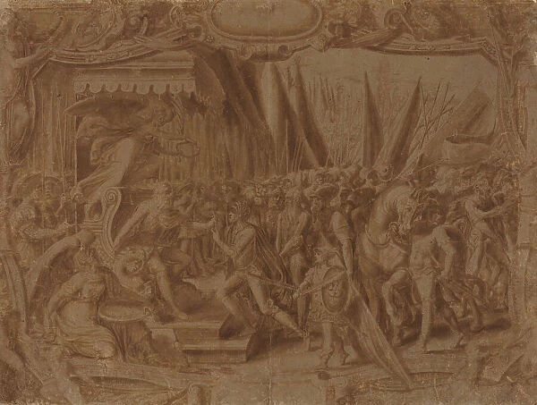 Historical Scene, third quarter 16th century. Creator: Unknown