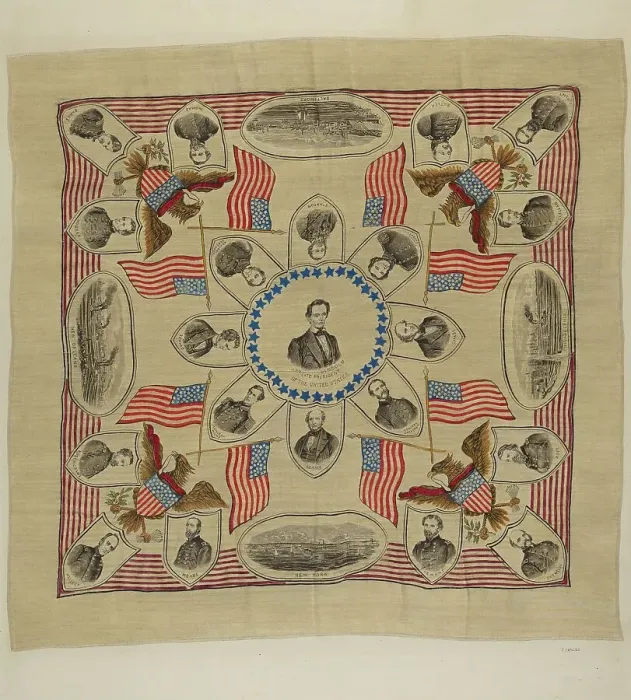 Framed Print : Historical Textile, c. 1940. Creator: Ernest Capaldo Framed Print : Historical Textile, c. 1940. Creator: Ernest Capaldo