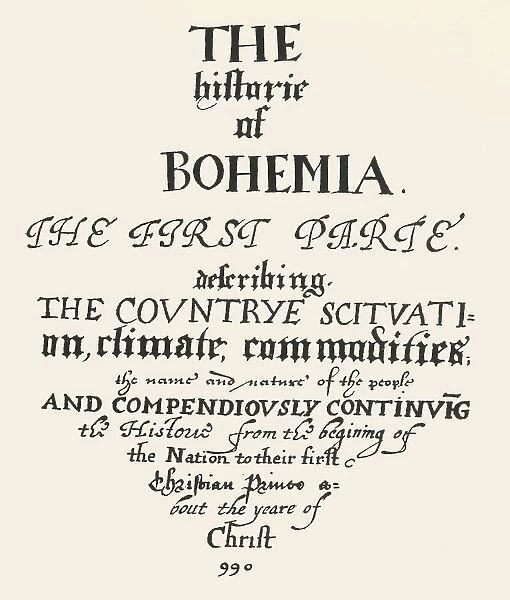 The Historie of Bohemia, 1619-1620, (1947). Creator: Unknown