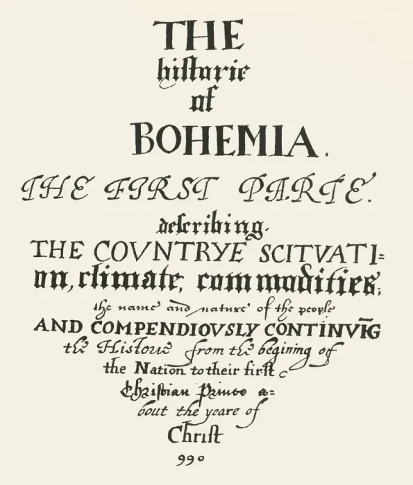Framed Print : The Historie of Bohemia, 1619-1620, (1947). Creator: Unknown Framed Print : The Historie of Bohemia, 1619-1620, (1947). Creator: Unknown