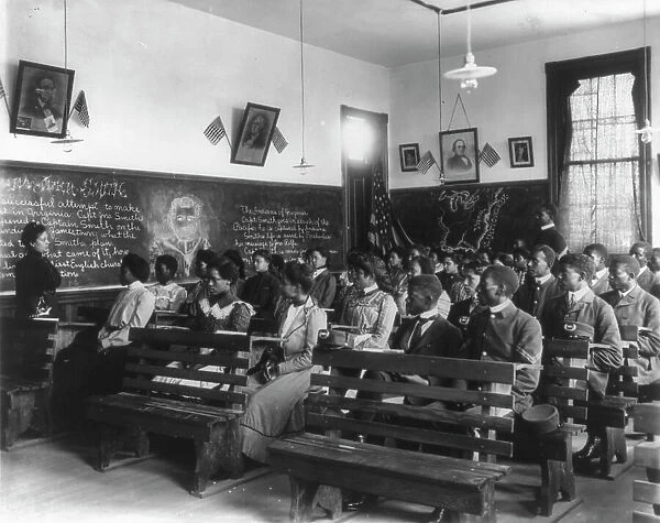 History class, Tuskegee Institute, Tuskegee, Alabama, 1902. Creator: Frances Benjamin Johnston