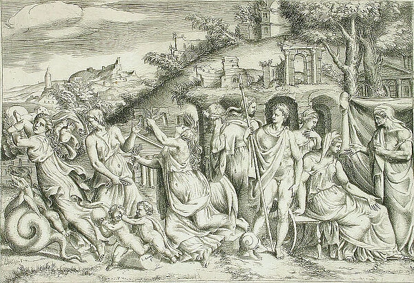 History of Jason and Medea, c1565. Creator: Giulio Bonasone