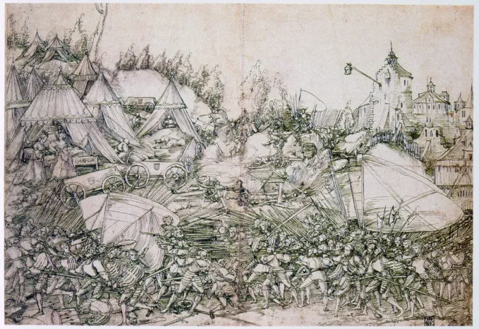 Framed Print : The History of Judith and Holofernes, 16th century. Artist: Hans Springinlee Framed Print : The History of Judith and Holofernes, 16th century. Artist: Hans Springinlee