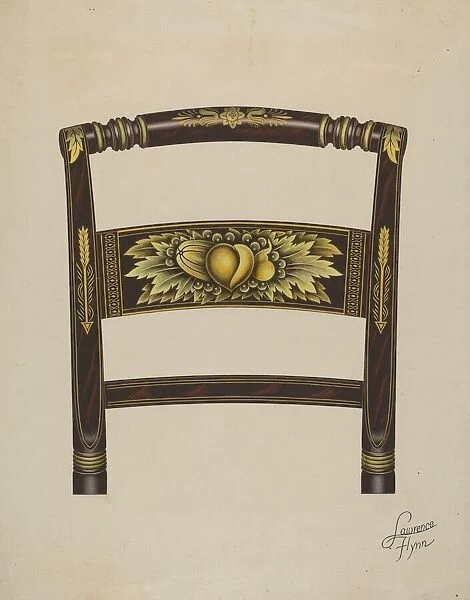 Hitchcock Chair Back, c. 1936. Creator: Lawrence Flynn