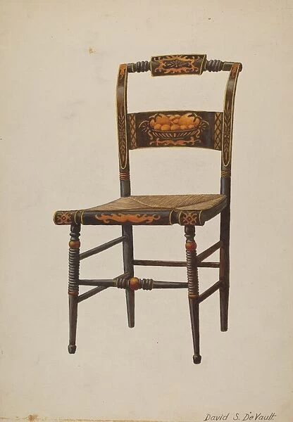 Hitchcock Chair, c. 1941. Creator: Davids De Vault