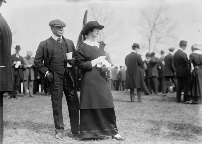 Framed Print : H.K. Vingut & wife, 1914. Creator: Bain News Service Framed Print : H.K. Vingut & wife, 1914. Creator: Bain News Service