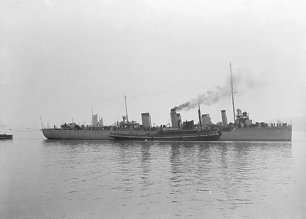 HMS Broke, 1914. Creator: Kirk & Sons of Cowes
