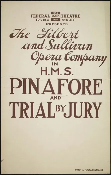Framed Print : H.M.S. Pinafore, New York, [1930s]. Creator: Unknown