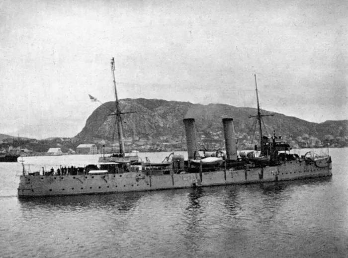 Framed Print : HMS Spartan off Norway, 1904 (1908). Artist: Queen Alexandra Framed Print : HMS Spartan off Norway, 1904 (1908). Artist: Queen Alexandra