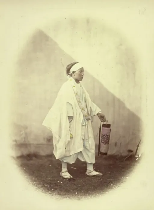 Framed Print : Ho-Ni or Hypocrite, 1866-1867. Creator: Felice Beato Framed Print : Ho-Ni or Hypocrite, 1866-1867. Creator: Felice Beato