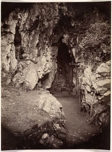Hoa Nghiem Cave, Grotto of the August Transformation, c. 1875. Creator: Emile Gsell (French