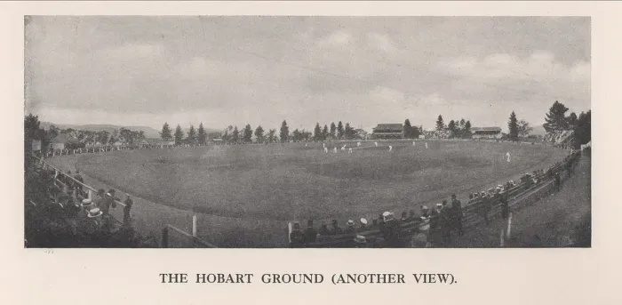 Framed Print : The Hobart Cricket Ground, Tasmania, Australia, 1912 Framed Print : The Hobart Cricket Ground, Tasmania, Australia, 1912