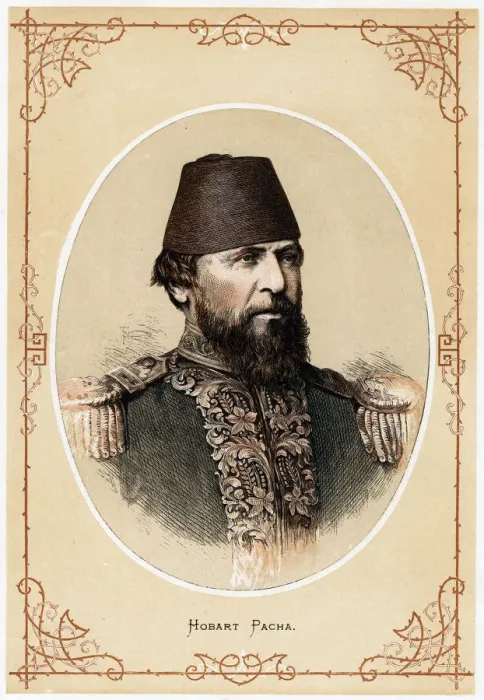 Framed Print : Hobart Pacha, English naval officer and naval advisor to Turkey, c1880 Framed Print : Hobart Pacha, English naval officer and naval advisor to Turkey, c1880