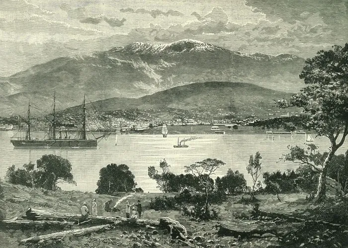 Framed Print : Hobart, Tasmania, c1900. Creator: Unknown Framed Print : Hobart, Tasmania, c1900. Creator: Unknown