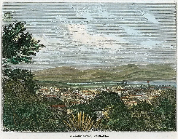 Hobart Town, Tasmania, Australia, c1880