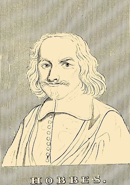 Hobbes, (1588-1679), 1830. Creator: Unknown