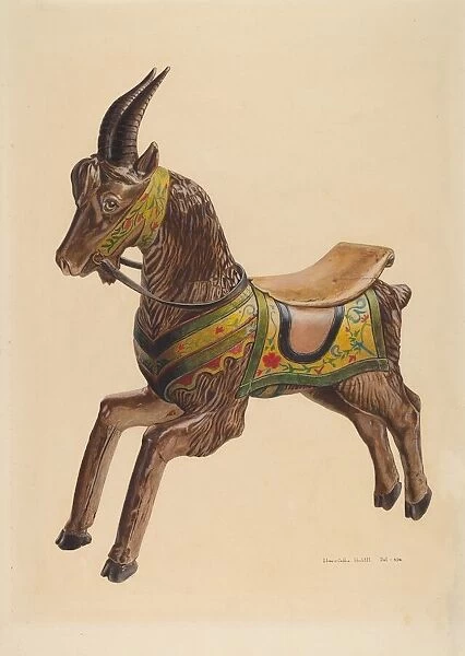 Hobby Goat, c. 1939. Creator: Henrietta S. Hukill