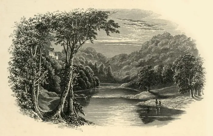 Framed Print : On the Hodder, c1890. Creator: Unknown Framed Print : On the Hodder, c1890. Creator: Unknown