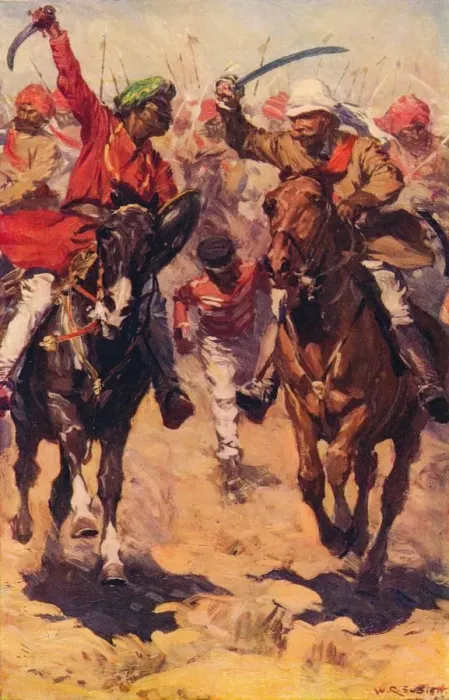 Framed Print : Hodson at Rohtak, 1857 (c1912) Framed Print : Hodson at Rohtak, 1857 (c1912)