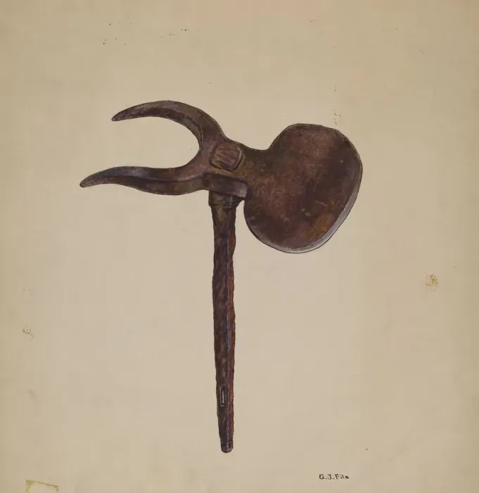 Framed Print : Hoe, 1935 / 1942. Creator: George File Framed Print : Hoe, 1935 / 1942. Creator: George File