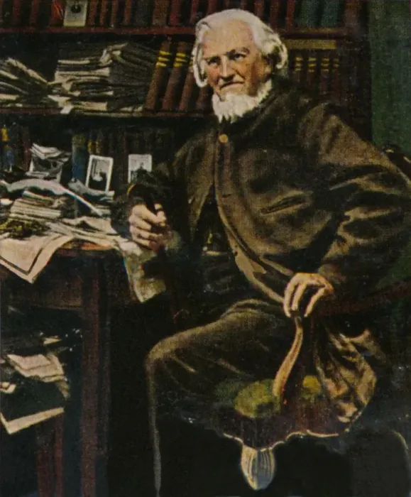 Framed Print : Hoffmann v. Fallersleben 1798-1874, 1934