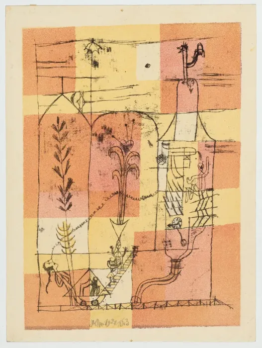 Framed Print : Hoffmanneske Szene, 1921. Creator: Klee, Paul (1879-1940) Framed Print : Hoffmanneske Szene, 1921. Creator: Klee, Paul (1879-1940)