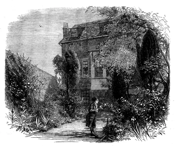 Framed Print : Hogarth's House at Chiswick, 1873. Creator: Unknown. Hogarth's House at Chiswick, 1873. Creator: Unknown Framed Print : Hogarth's House at Chiswick, 1873. Creator: Unknown. Hogarth's House at Chiswick, 1873. Creator: Unknown