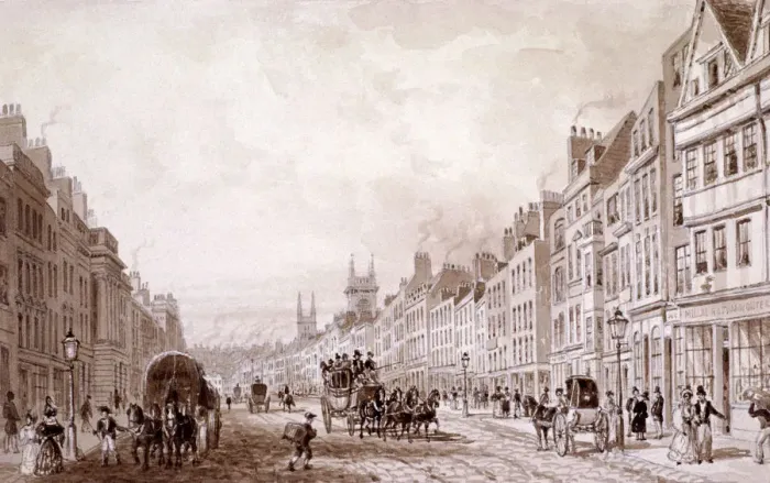 Framed Print : Holborn, London, c1830. Artist: Thomas Hosmer Shepherd Framed Print : Holborn, London, c1830. Artist: Thomas Hosmer Shepherd
