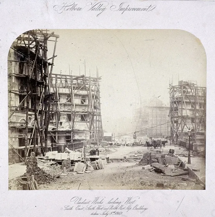 Framed Print : Holborn Viaduct, London, 1869 Framed Print : Holborn Viaduct, London, 1869