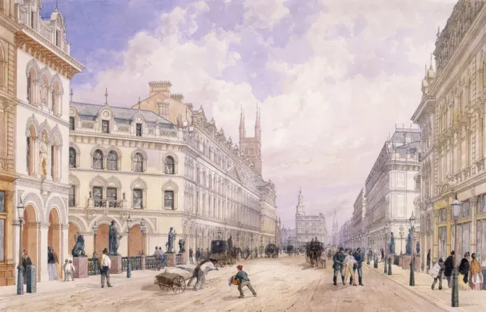 Framed Print : Holborn Viaduct, London, 1871. Artist: Thomas Shotter Boys Framed Print : Holborn Viaduct, London, 1871. Artist: Thomas Shotter Boys