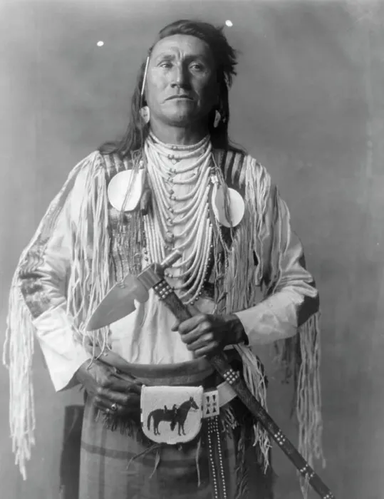 Framed Print : Holds The Enemy, c1908. Creator: Edward Sheriff Curtis Framed Print : Holds The Enemy, c1908. Creator: Edward Sheriff Curtis